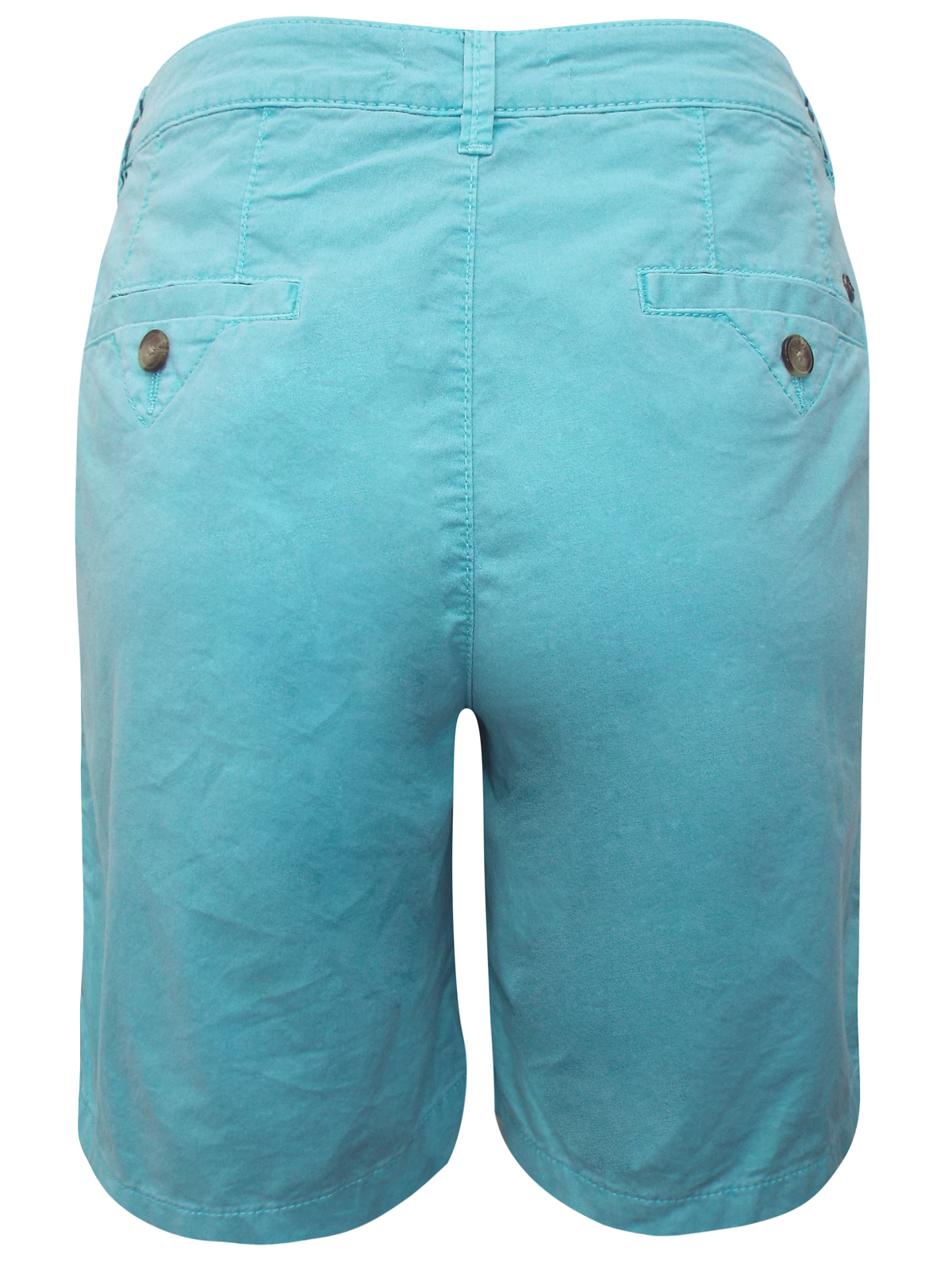 Esprit - - 3Sprit AQUA Cotton Rich Long Chino Shorts - Size 6 to 16