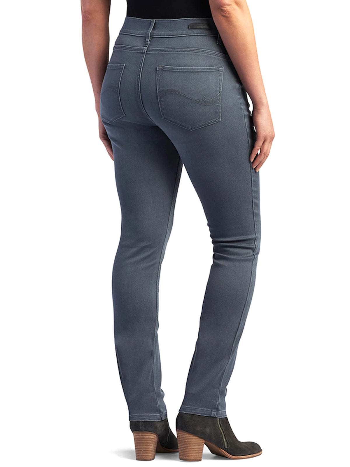 Lee - - Lee GREY Easy Fit 5-Pocket Denim Jeans - Size 6 to 18