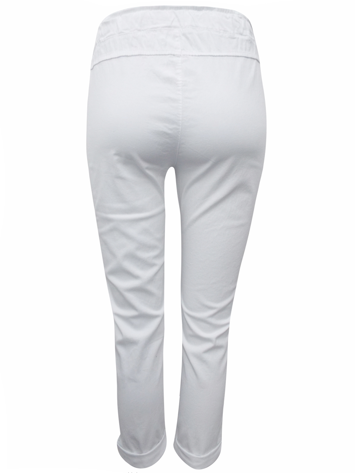 Nougat - - Nougat London WHITE Drawstring Waist Turn Up Trousers - Size ...