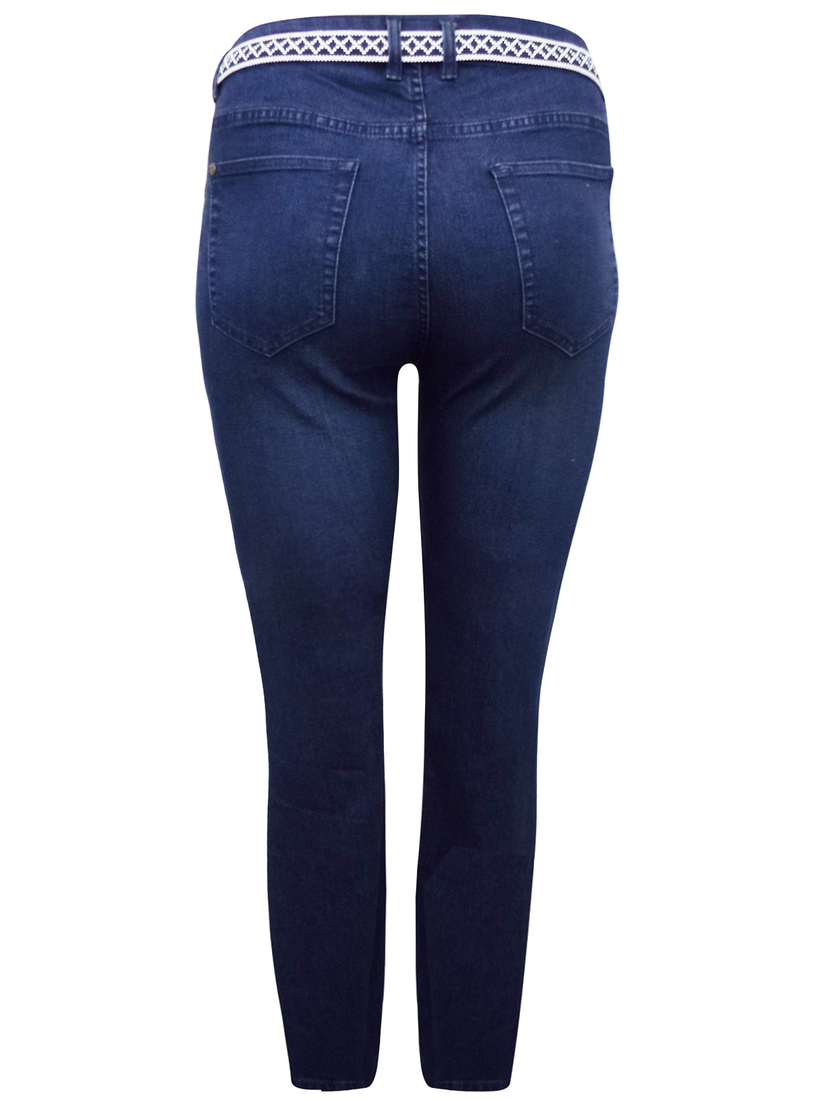 Esmara - - Esmara DARK-DENIM Slim Fit High Waisted Denim Jeans with ...
