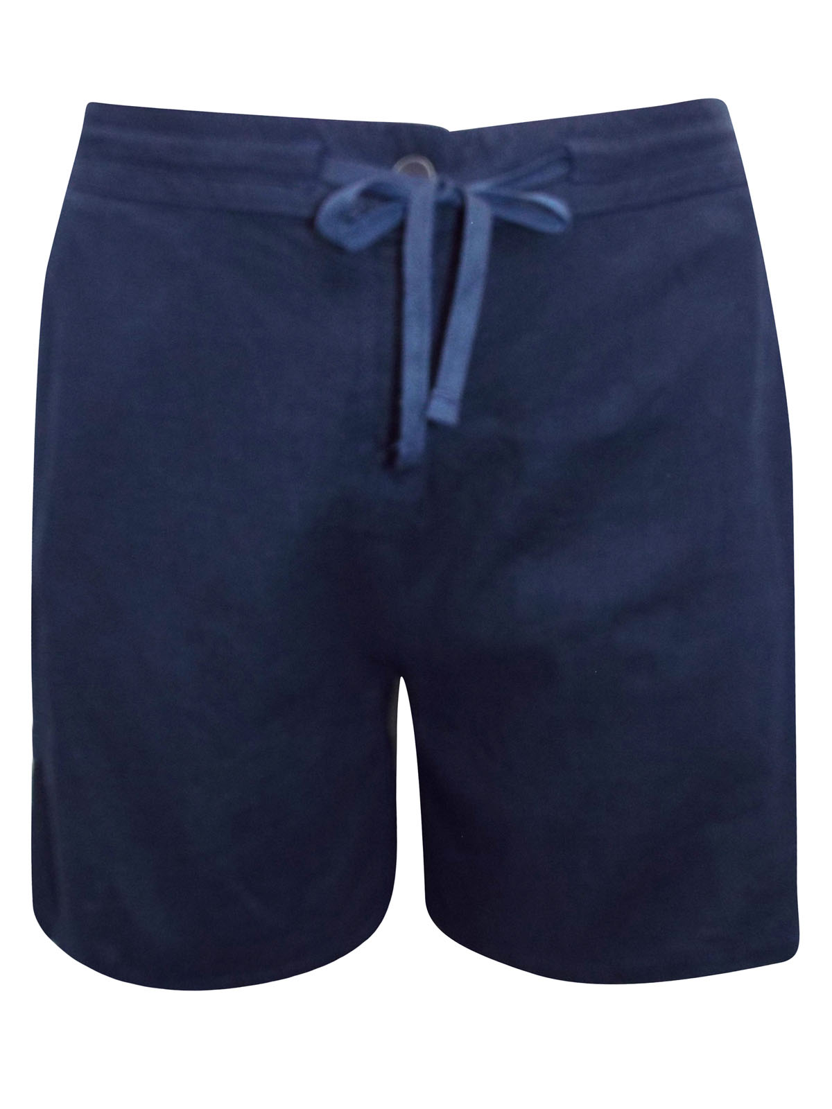 N3XT NAVY Linen Blend Drawstring Waist Shorts - Plus Size 18 to 26