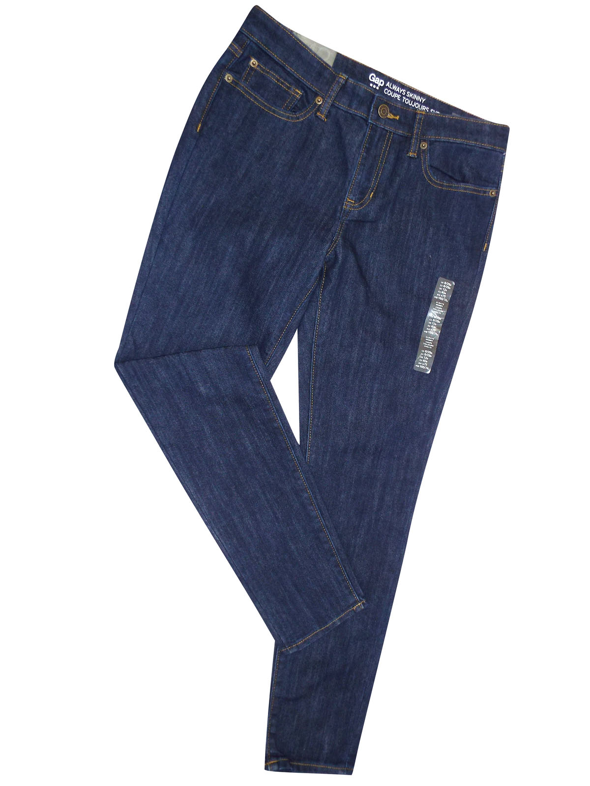 G4P INDIGO 5-Pocket Always Skinny Denim Jeans - Size 2 to 20 (Short