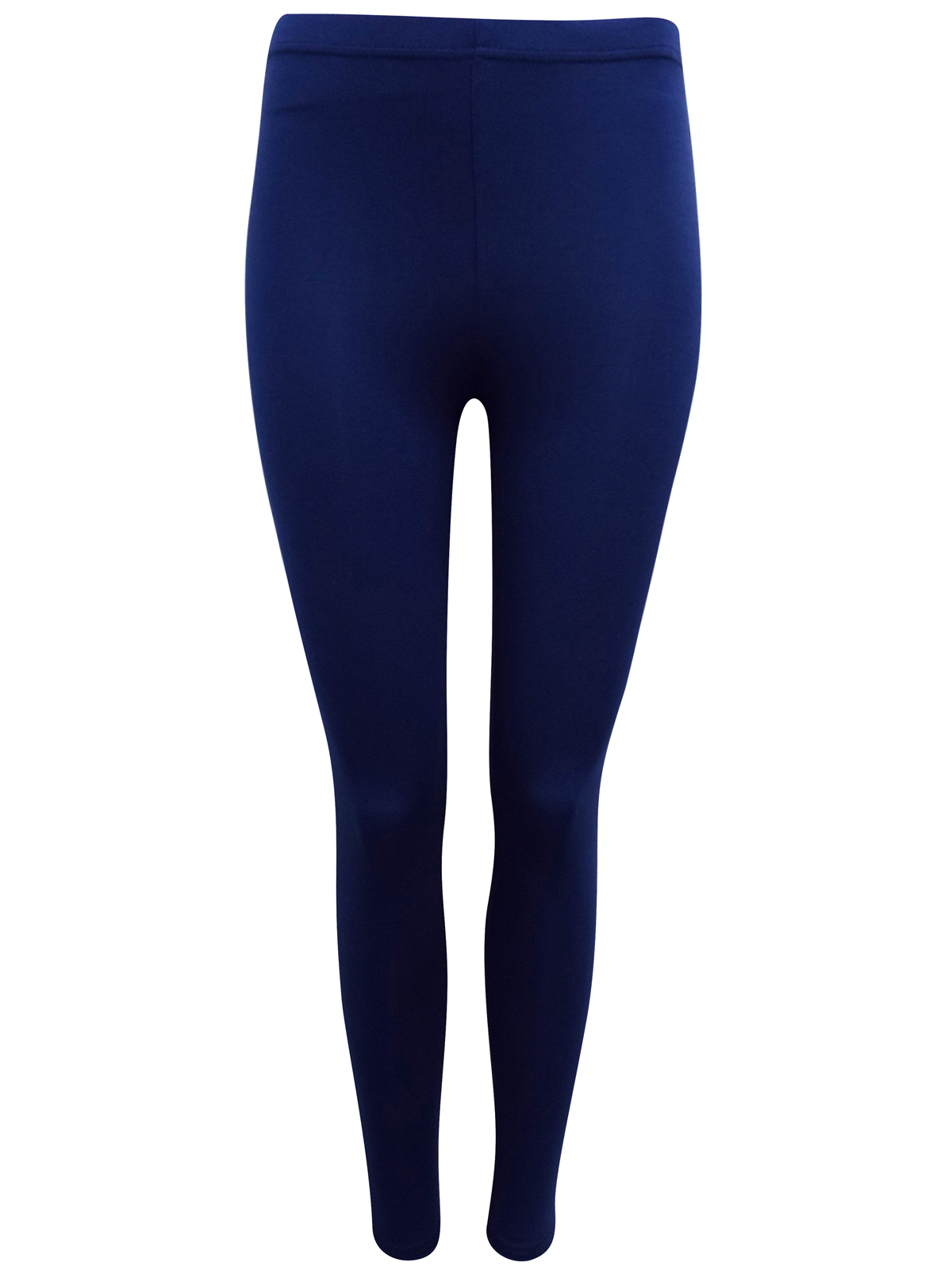 //text.. - - NAVY Stretch Jersey Full Length Leggings - Size 10 to 20