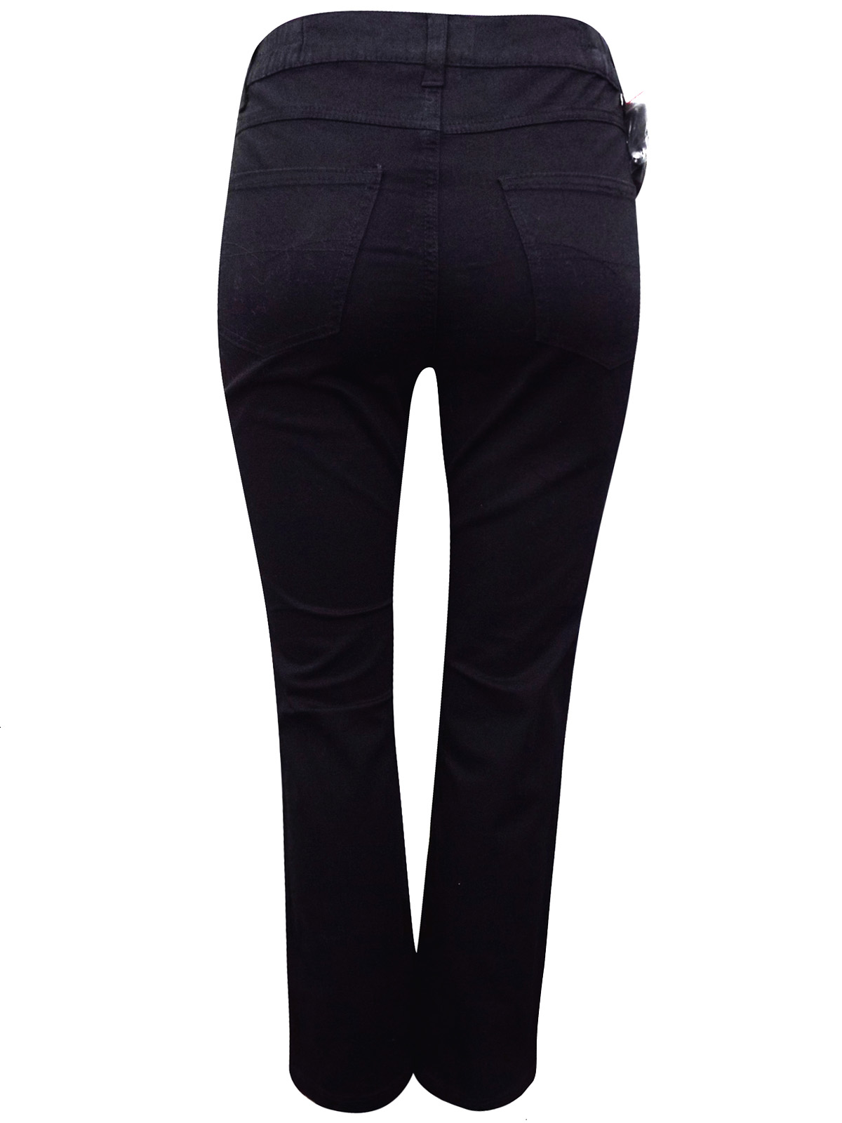 Gill - - Gill Jeans BLACK Cotton Rich 5-Pocket Straight Fit Denim Jeans ...