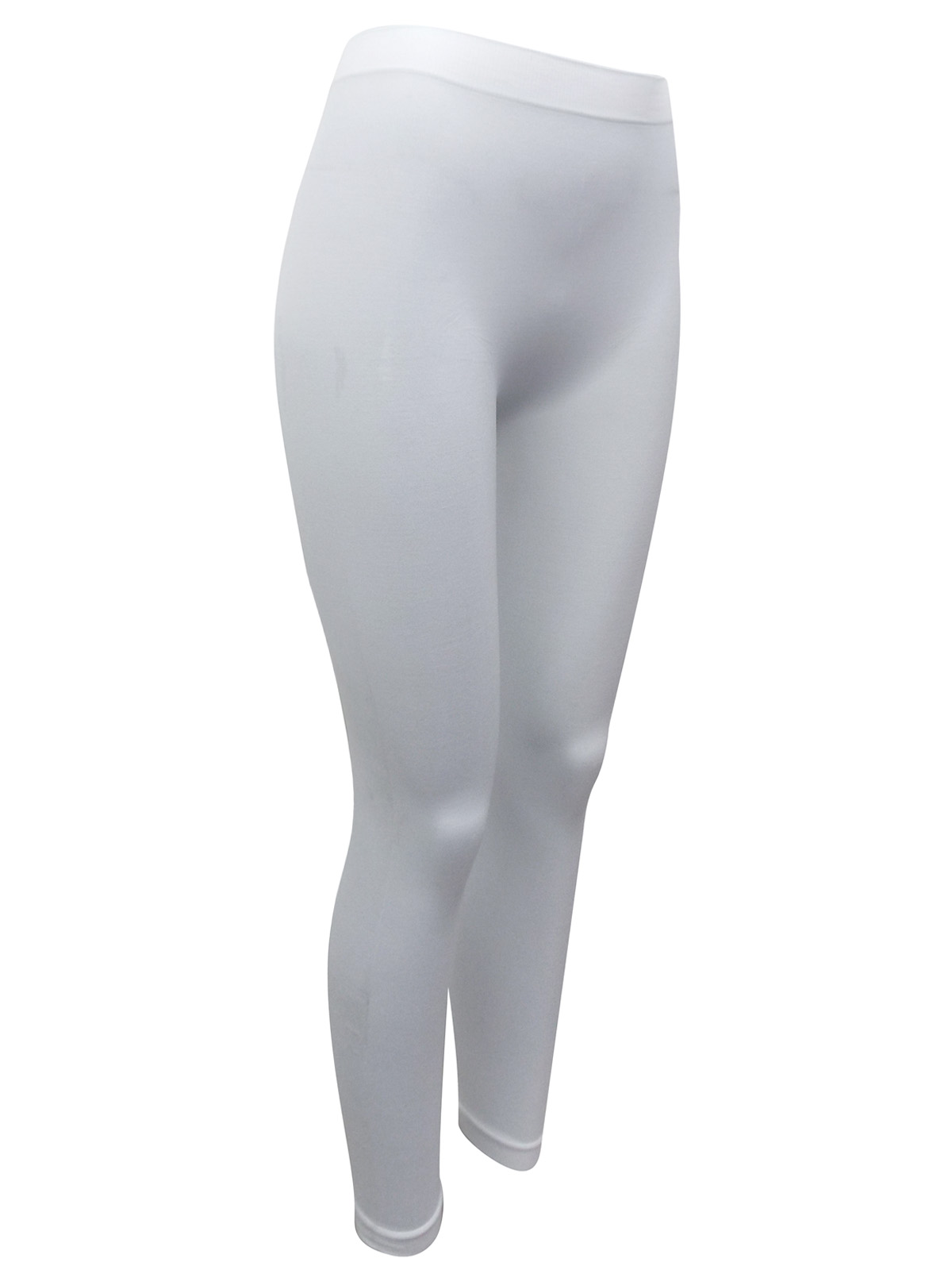 F.G.R Apparel Basic Cotton Leggings Full Length for Women, White