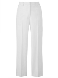 Joanna Hope WHITE Linen Blend Leg Skimming Trousers - Plus Size 12 to 20