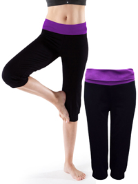 Decathlon BLACK Cotton Rich Contrast Waist Cropped Sport Bottoms - Size 6 to 26 (XSmall to 3XL) Decathlon BLACK Cotton Rich Contrast Waist Cropped Sport Bottoms - Size 6 to 26 (XSmall to 3XL)