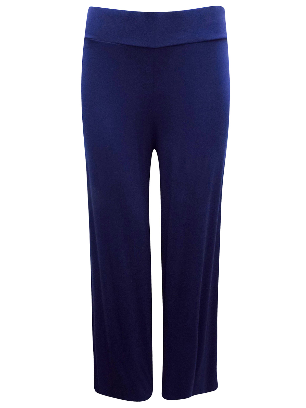 First Avenue NAVY Full Length Jersey Yoga Trousers - Size 12 to 20