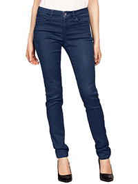 Ellos DARK-BLUE Stretch Skinny Fit Denim Jeggings - Size 8 to 12 Ellos DARK-BLUE Stretch Skinny Fit Denim Jeggings - Size 8 to 12