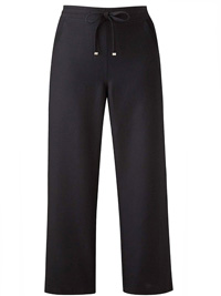Capsule BLACK Linen Blend Easy Care Trousers - Plus Size 12 to 32