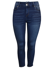 MAGAZINE-WASH Seta Silk Denim Charlotte Super Stretch Skinny Jeans - Plus Size 16 to 26 (US 14W to 24W)