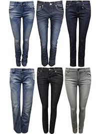 ASSORTED Skinny & Straight Fit Denim Jeans - Size 10 to 14