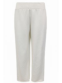 CREAM Organic Cotton Raw Hem Joggers - Size 10 to 16 (S to XL)