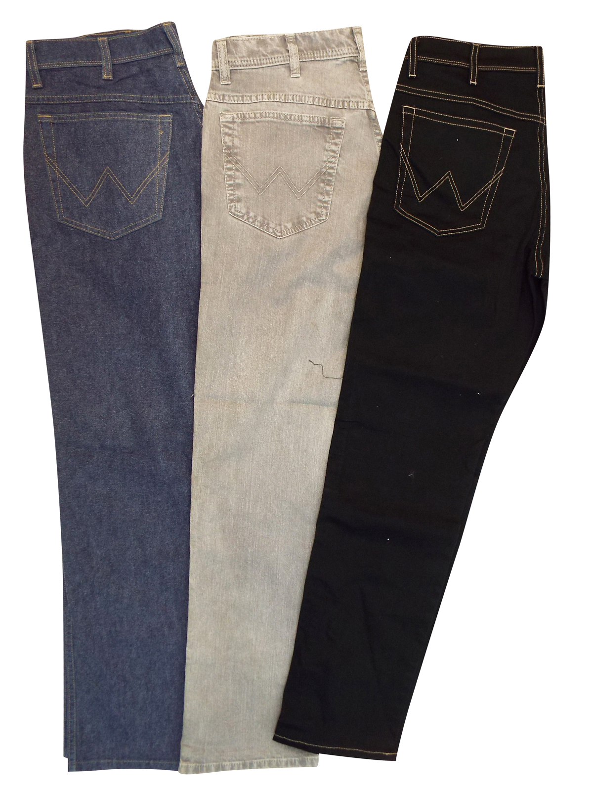 Wrangler - - Wr4ngler ASSORTED Straight Fit Denim Jeans - Waist Size 32 ...