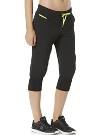 Jillian Michaels CELEB BLACK Capri Running Pants - Size Small to XXLarge Jillian Michaels CELEB BLACK Capri Running Pants - Size Small to XXLarge