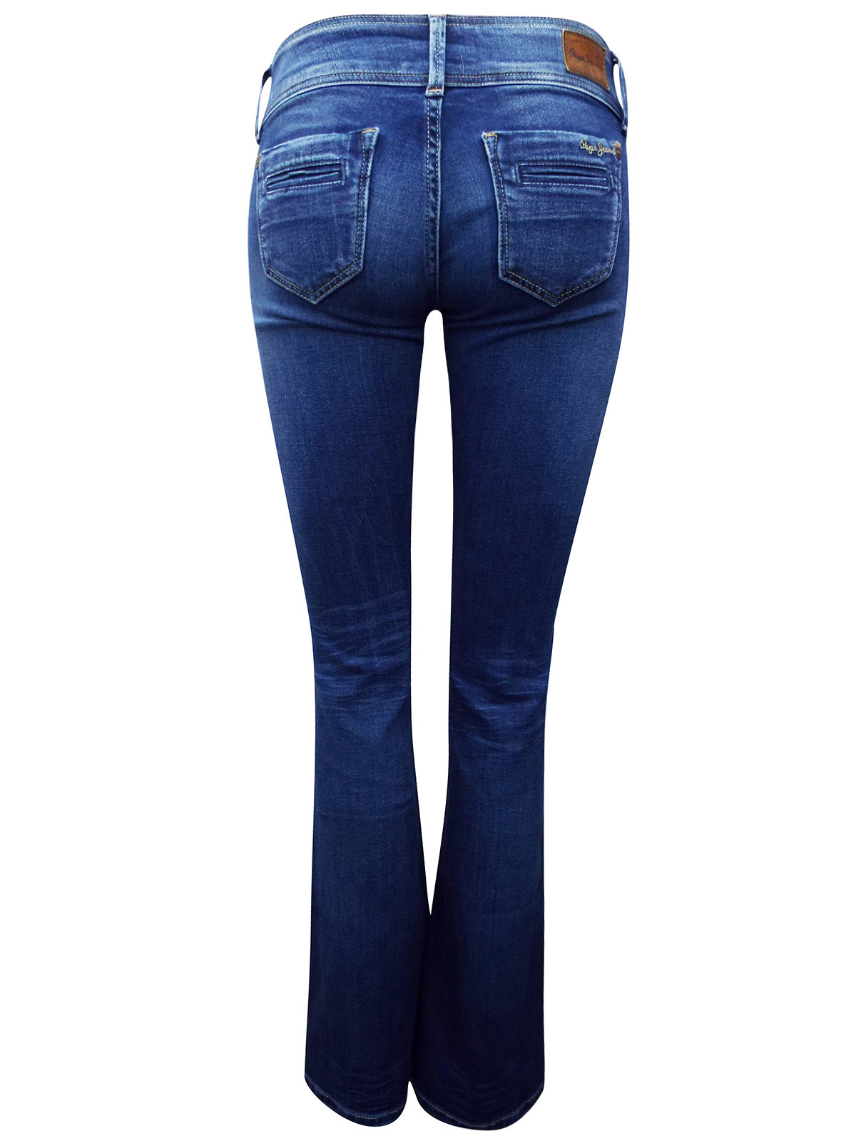 Pepe Jeans - - Pepe Jeans MED-DENIM Pimlico Low Waist Flared Jeans