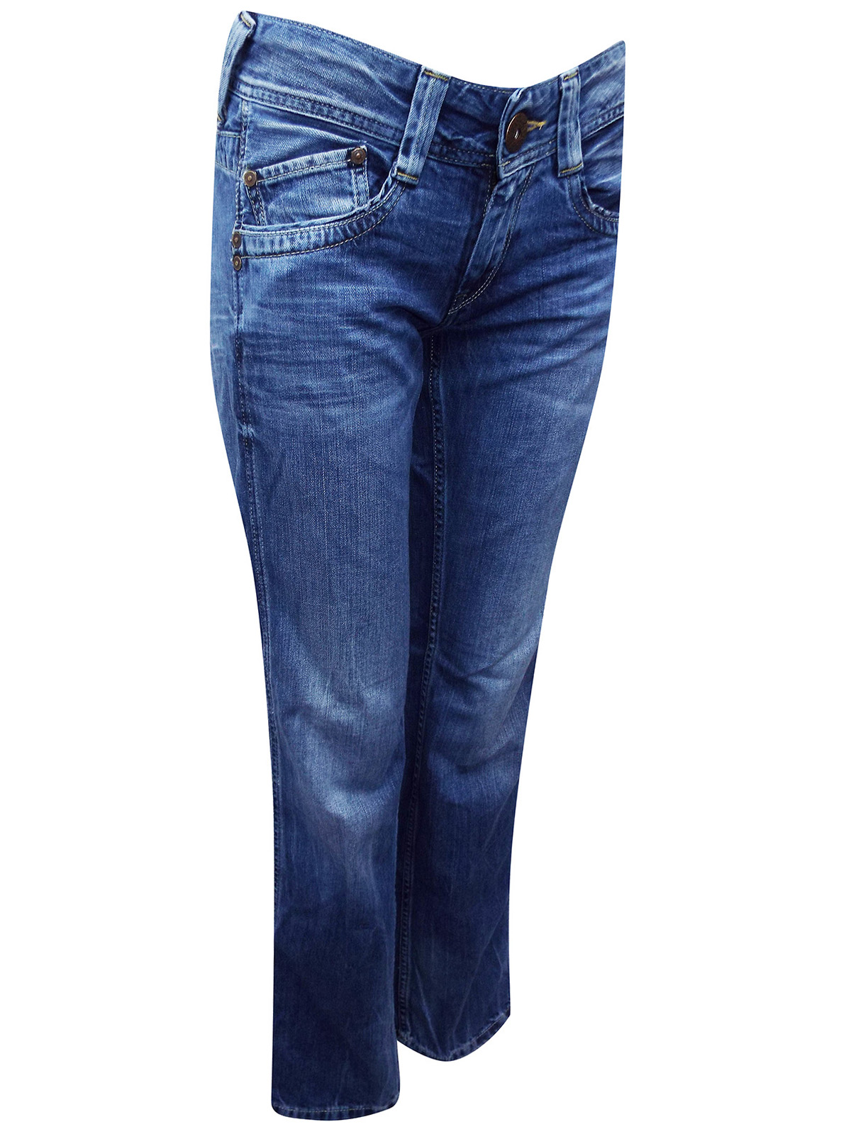 pepe jeans comfort fit regular waist straight leg