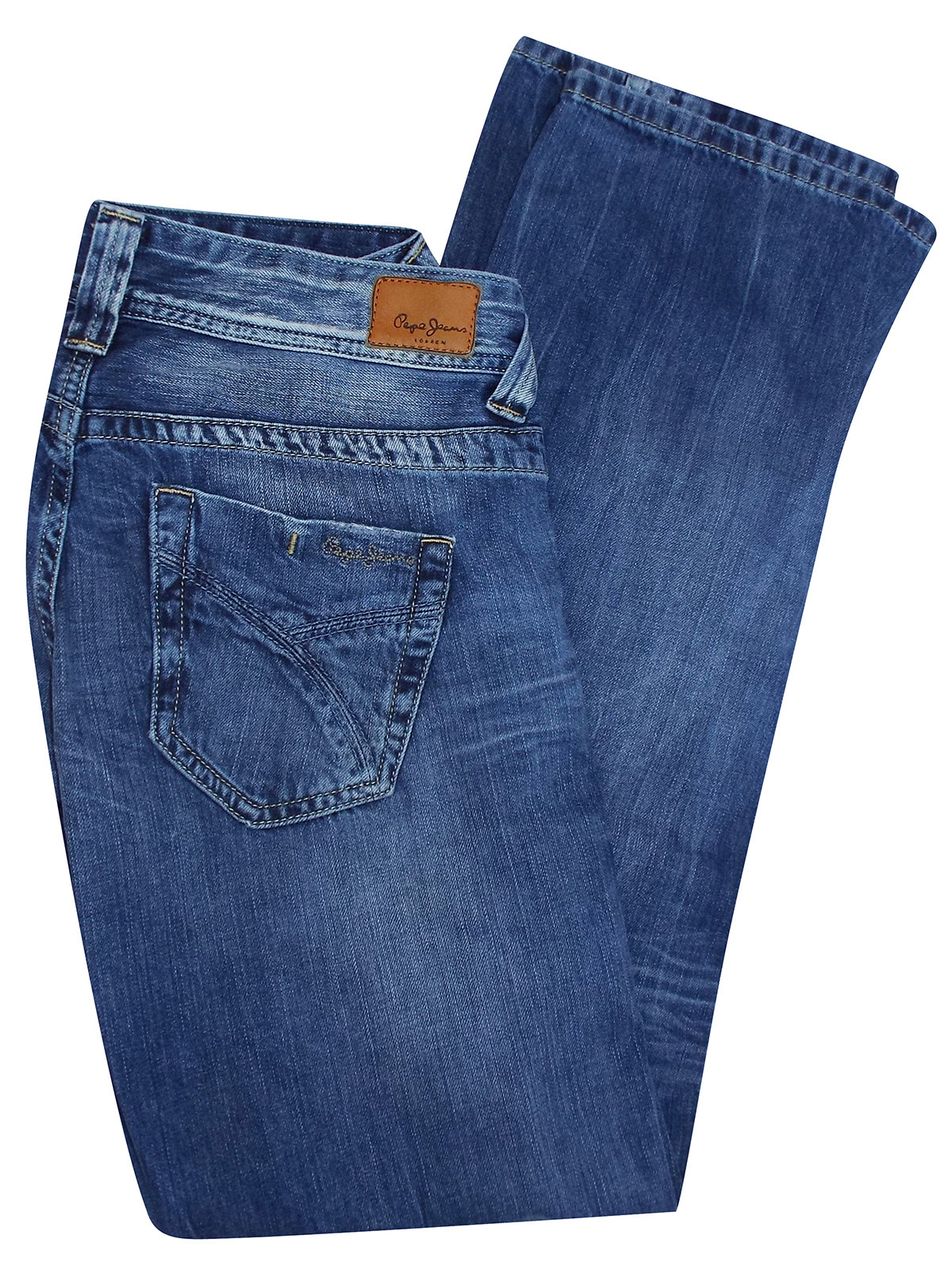 Pepe Jeans - - Pepe Jeans OLYMPIA Denim Wash Comfort Fit Jeans - Waist ...