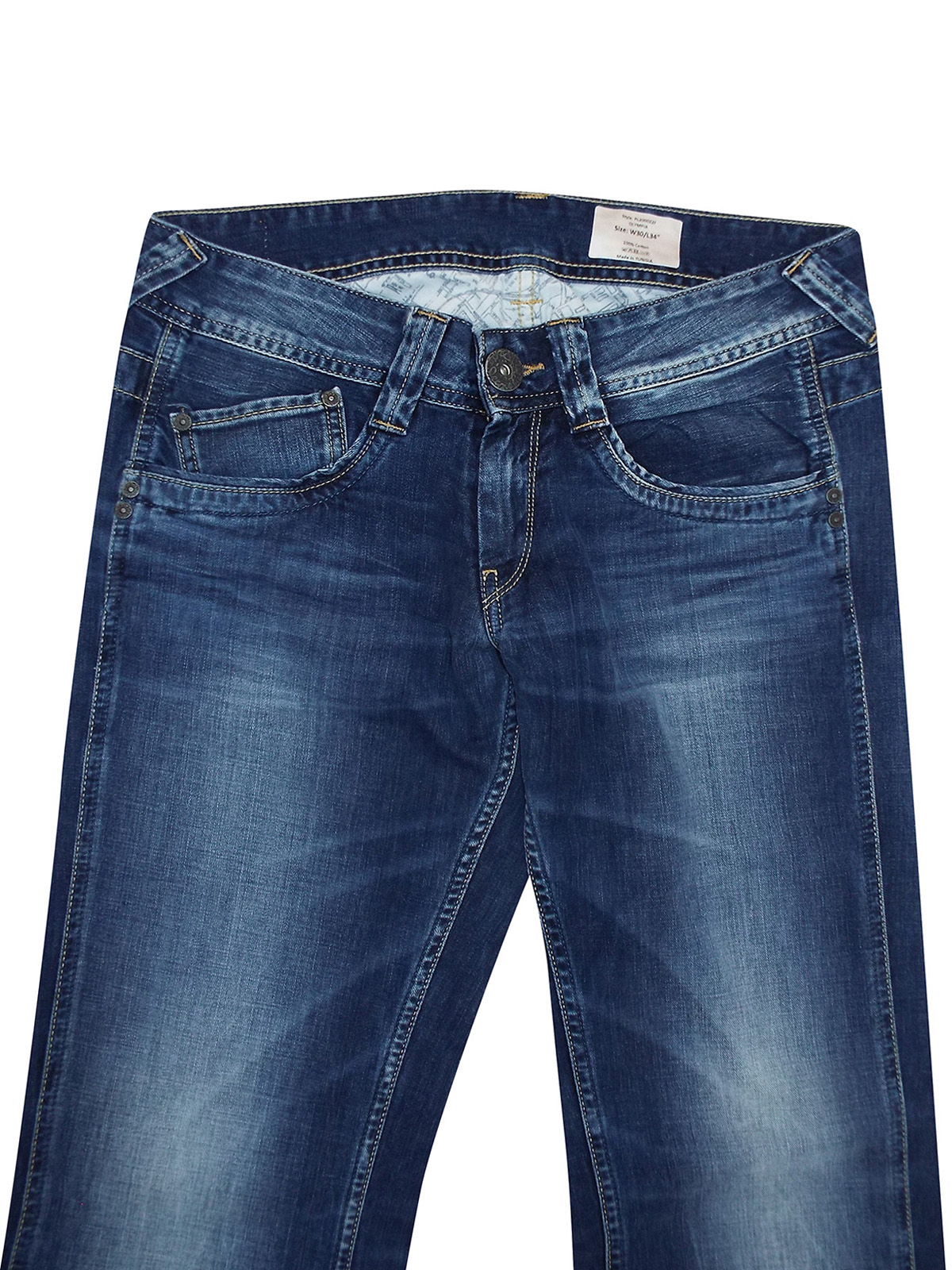 Pepe Jeans - - Pepe Jeans OLYMPIA DarkDENIM Comfort Fit Jeans - Waist ...