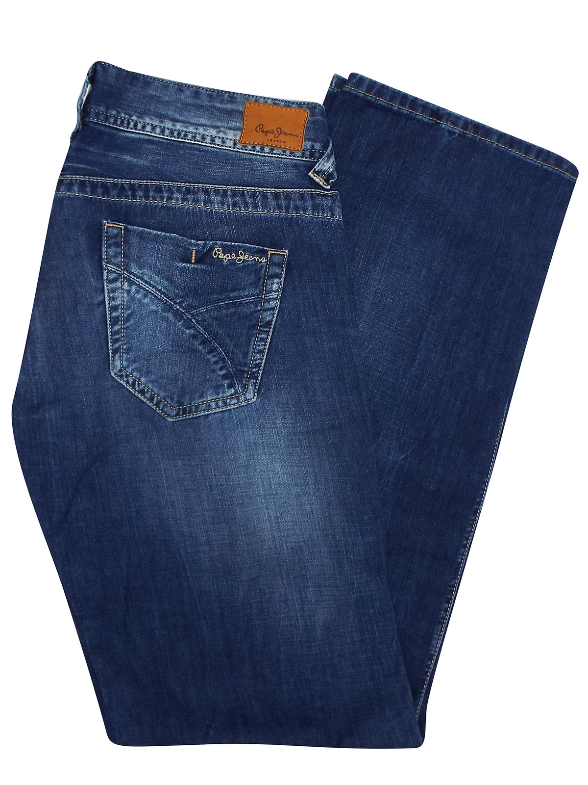 Pepe Jeans - - Pepe Jeans OLYMPIA DarkDENIM Comfort Fit Jeans - Waist ...