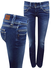 Pepe Jeans DENIM Venus Low Rise Regular Fit Straight Leg Denim Jeans - Waist Size 27 to 28 (Lengths 32in-34in) Pepe Jeans DENIM Venus Low Rise Regular Fit Straight Leg Denim Jeans - Waist Size 27 to 28 (Lengths 32in-34in)