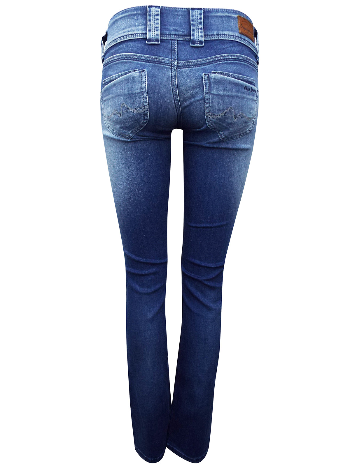 Pepe Jeans - - Pepe Jeans BLUE-DENIM Venus Low Rise Regular Fit ...