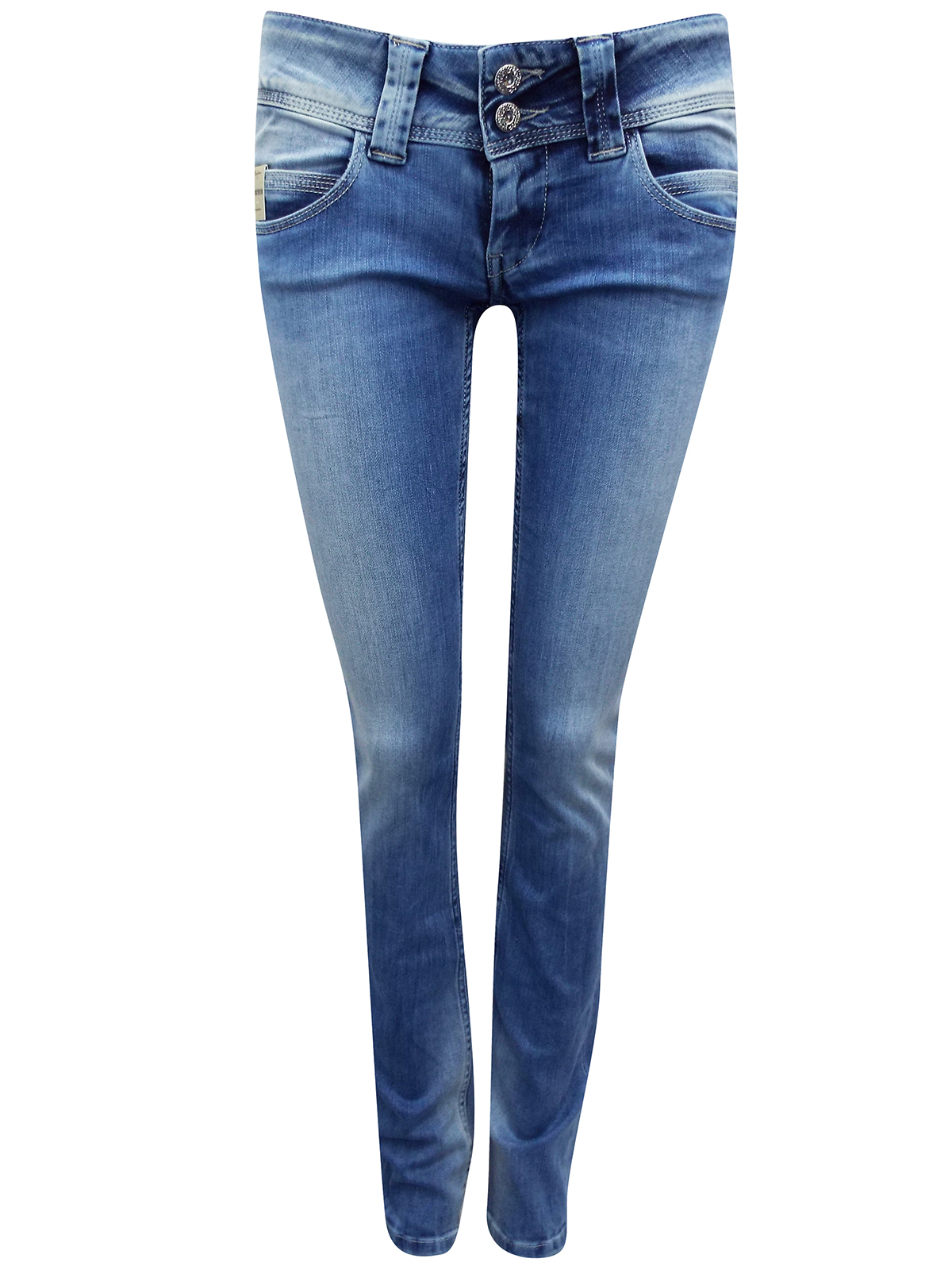pepe jeans regular fit low waist straight leg