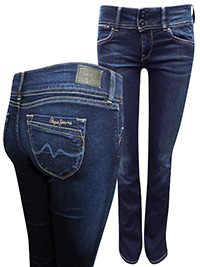 Pepe Jeans INDIGO Grace Bootcut Low Rise Denim Jeans - Waist Size 25 to 32 (Lengths 32in-34in) Pepe Jeans INDIGO Grace Bootcut Low Rise Denim Jeans - Waist Size 25 to 32 (Lengths 32in-34in)