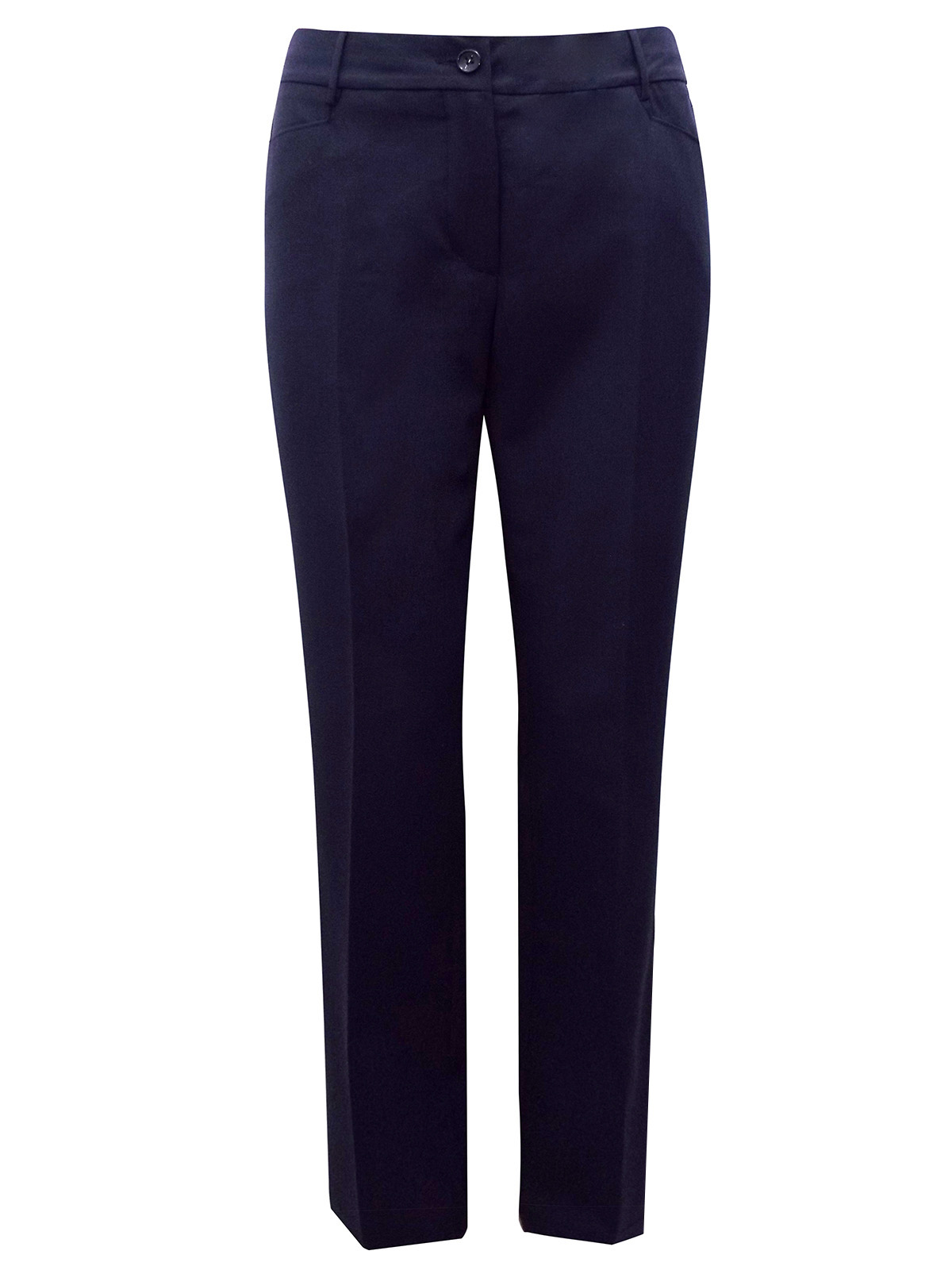 Tailor - - Tailor NAVY Molly Wool Blend Straight Leg Workwear Trousers ...