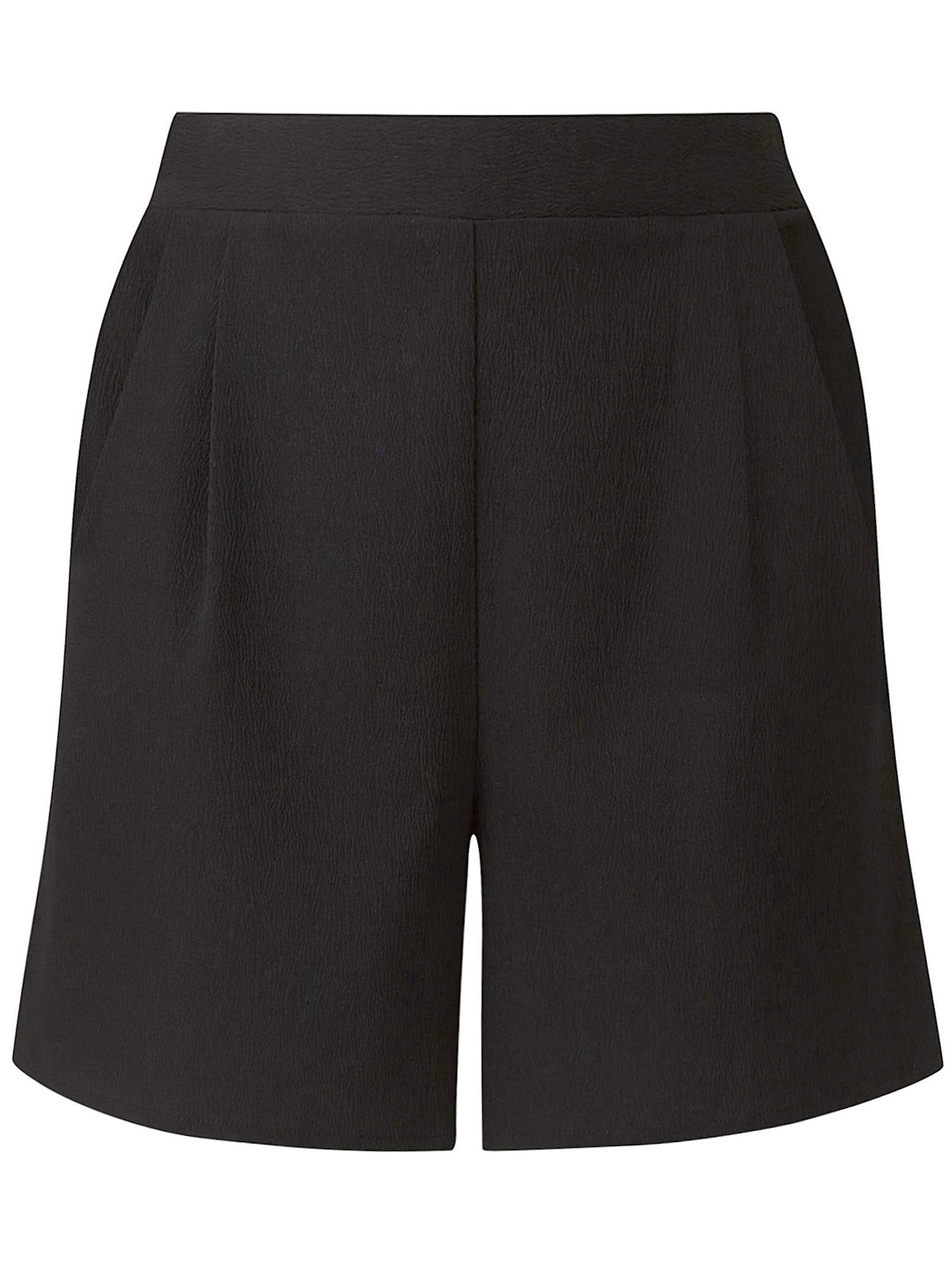 Capsule - - Capsule BLACK Pull On Crepe Shorts - Plus Size 12 to 28