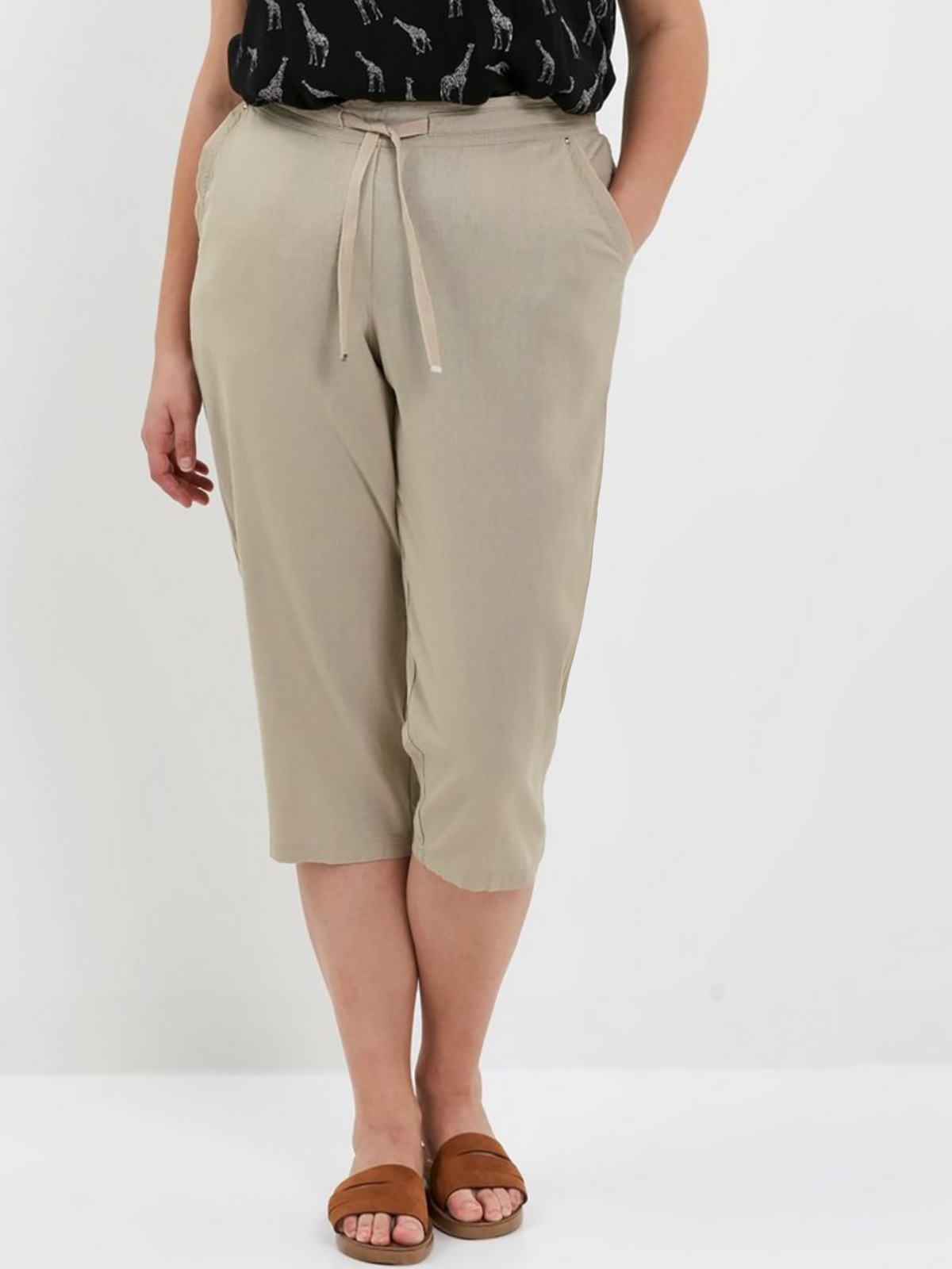 stone-linen-blend-pull-on-cropped-trousers-plus-size-14-to-24