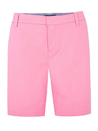 T0MMY H1LFIGER PINK Cotton Rich Chino Shorts - Plus Size 18 to 28 (US 14W to 24W)