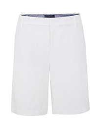 T0MMY H1LFIGER WHITE Cotton Rich Chino Shorts - Plus Size 18 to 28 (US 14W to 24W)