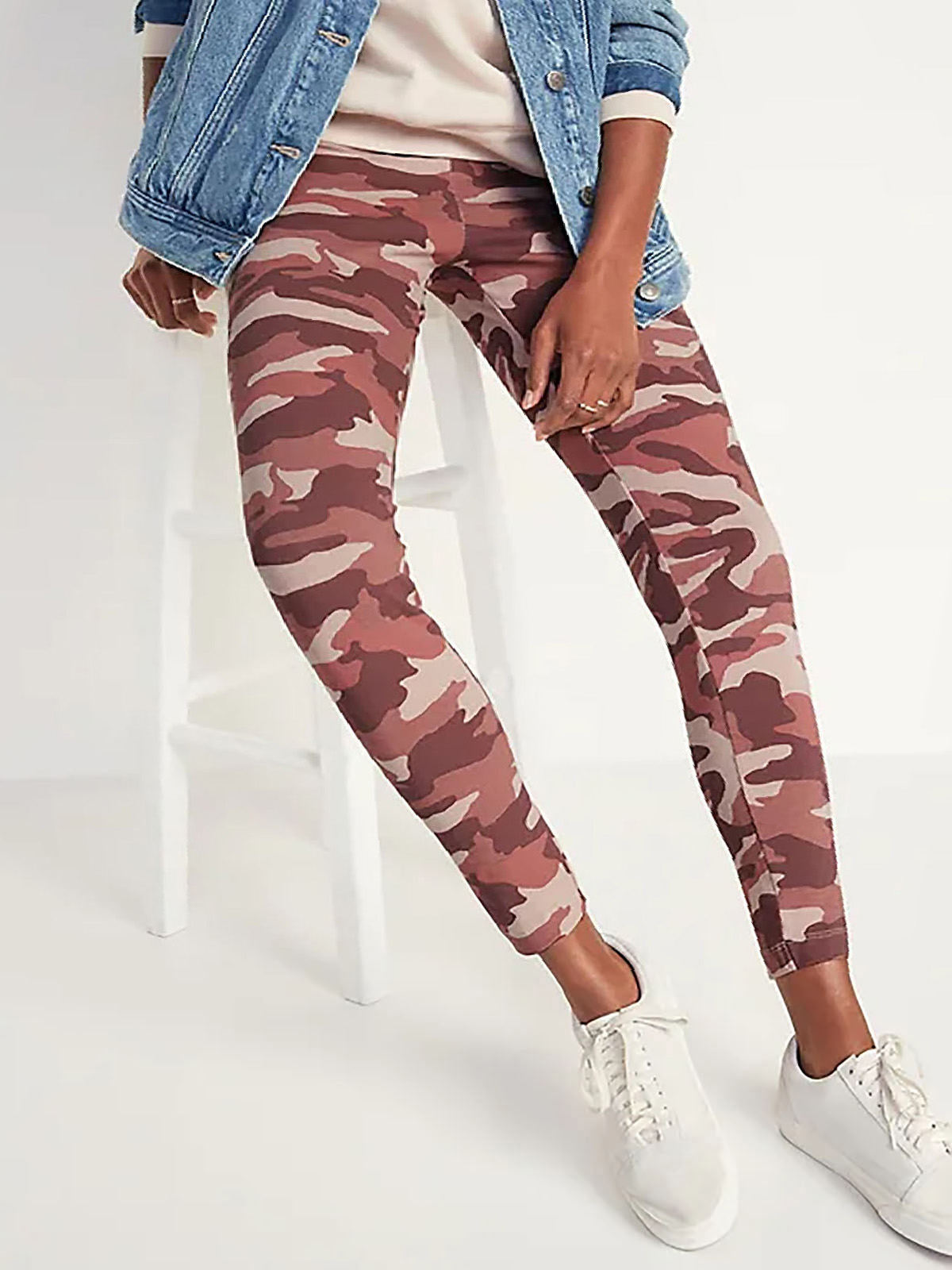 Old Navy - - Old Navy PINK CAMO Print High-Waisted Leggings - Size 6/8 to  22 (S to XXL)
