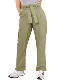 SimplyBe KHAKI Tie Waist Trousers - Plus Size 18 to 32