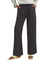 BLACK Linen Blend Straight Leg Trousers - Size 10 to 32