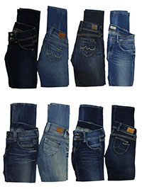 ASSORTED Slim & Straight Fit Denim Jeans - Waist Size 24 to 31