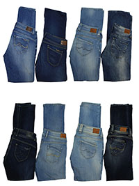 ASSORTED Slim & Straight Leg Denim Jeans - Waist Size 27 to 32