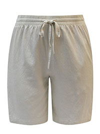 SAND Linen Blend Tie Waist Shorts - Size 10 to 32