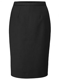 BLACK Midi Pencil Skirt - Size 10 to 26